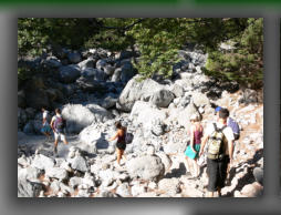 in der Samaria - Schlucht