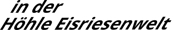in der  Höhle Eisriesenwelt